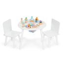 Stôl stôl + 2 stoličky set detského nábytku Ec