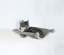 TRIXIE Gauč pre mačky na stenu, sivý 42x41 cm