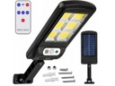 SOLÁRNE ULIČNÉ LAMPY SENZOR POHYBU + DIAĽKOVÉ OVLÁDANIE LAMPY