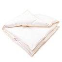 Prikrývka 140 x 200 s 90 % peria Standard, celosezónna, 100 % bavlna Ecru