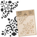DIY Scrapboating DeCoupage šablóna, viacnásobné použitie 21x30cm A4 Ázijská mandala