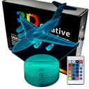 Nočná lampa Airplane 3D LAMP LED