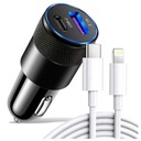 ALOGY USB NABÍJAČKA DO AUTO USB-C 3.1A + KÁBEL