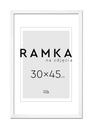 Rám na fotku 45x30 cm Rámček 30x45 cm Biela