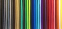 Farebný inštalačný opletený kábel 3x1,5 OMY