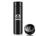 Termoska s logom Mazda so zobrazením teploty