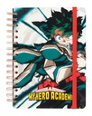 Zápisník A5 My Hero Academia špirálová guma 90 000 bodov