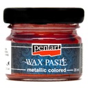 Vosková pasta 20 ml Red Metallic Pentart