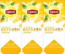 Lipton Classic citrónový čierny čaj 3x25ks-1,6g