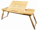 XL bambusový stolík na notebook