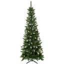 Umelý vianočný stromček DIAMANTOVÁ BOROVICA SLIM 220 CM LUX