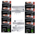 Sponky 10 balíkov 6,8,10,12,14mm oceľ STAPLER