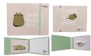 Pusheen špirálový diár uzavretý gumičkou