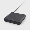 HUB Uniq Surge LITHOS Collective 90W 2xUSB-A QC 3.0 / 2xUSB-C PD 3.0 - čierny