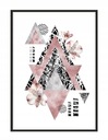 OBRAZOVÝ PLAGÁT V RÁME 53x73 cm Geometria P1096