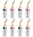 Kolíkové zástrčky reproduktorov 2mm Nakamichi ihla 8 ks