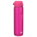Veľká, tesná športová fľaša, ružová ION8, 1l