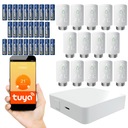 14x SMART ovládač s termostatickou hlavicou + Zigbee 3.0 Tuya WiFi brána