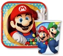 Narodeninová súprava, poháre a taniere Super Mario
