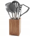 6-DIELNY AKÁCIOVÝ KUCHYŇSKÝ NÁDOR KINGHOFF KH-1325 SET