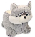 Objímajte a milujte Husky Dog Pouffe Plush Soft