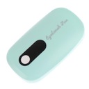 Ventilátor na mihalnice s USB, modrý