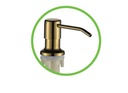 Laveo Sink dávkovač tekutín Drop 0,5l Gold