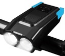 VÝKONNÁ cyklistická lampa 2 x CREE LED predná USB
