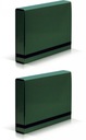 ZLOŽKA S GUMA A4 CARIBIC BOX VAUPE GREEN x2