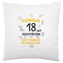 DARČEKOVÝ VANKÚŠ K 18. NARODENINÁM