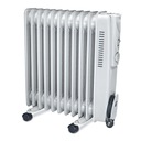 Olejový radiátor s termostatom 2500W, 11 rebier
