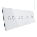 SKLENENÁ TABUĽA LIVOLO 1+2+2+2 DO ZAP DOTYK B