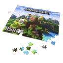 Puzzle + MENO + krabička MINECRAFT 110 ks