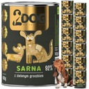 KRMIVO PRE PSA 2Vlhké krmivo pre jelene zelený hrášok 12x 400g BEZ ZRNÍN