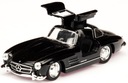 ZBERATEĽSKÝ VOZIDLO WELLY METAL AUTO MERCEDES BENZ 300 SL