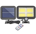 SOLAR LAMPA SÚMRAK SENZOR POHYBU LED + DIAĽKOVÉ OVLÁDANIE