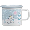 MOOMIN kovový smaltovaný hrnček LET It SNOW MUURLA 370 ml VIANOCE