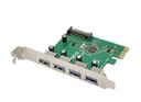 MicroConnect PCIe karta so 4 portami USB 3.0