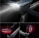 Súprava LED osvetlenia na bicykel USB