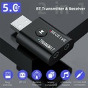 Bluetooth 5.0 adaptér do auta 2 v 1 vysielač F