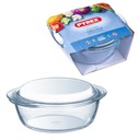 Žiaruvzdorný riad s krytom Pyrex, 2,1 l, okrúhly