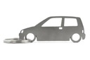 Krúžok na kľúče Fiat Cinquecento z nehrdzavejúcej ocele