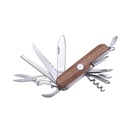 Multifunkčný vreckový nôž multitool 11 funkcií zatvárací nôž LAGUIOLE