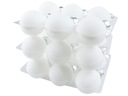 SKLENENÉ OČKY 4cm 18ks Arctic White