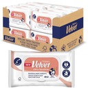 Vlhčené obrúsky a toaletný papier 2v1 Velvet ULTRA SENSITIVE 16 kusov