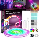 3M NEON RGBIC LED PRUH VODEODOLNÝ APLIKÁCIA OVLÁDANIE BLUETOOTH + DIAĽKOVÉ OVLÁDANIE