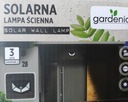 Záhradné fasádne svietidlo 1 lm, solárne napájanie