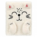 Plyšový zápisník B6 White Cat