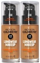 REVLON FOUNDATION CS COMBI/OILY PUMP set 330 Natural Tan