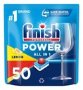 Finish Power Lemon tablety do umývačky riadu 50 ks